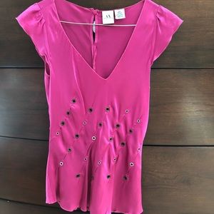 Armani Exchange silk top